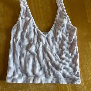 Light Purple Ribbed Free People Women's Top